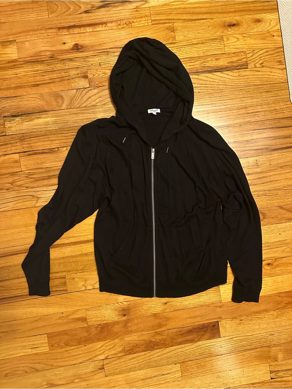 Splendid Black Zip-Up Hoodie